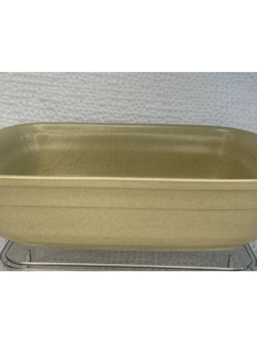Vintage ivory stoneware baking/ casserole dish by Oftda Pfaltzgraff 1982